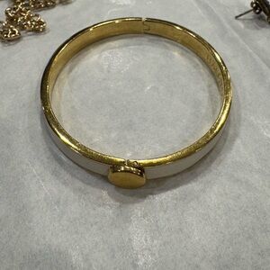Halcyon Says Chic Gold and Crean Bracelet